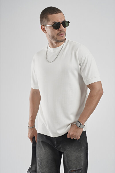 king brich Crew Neck Striped Regular Fit Men's T-Shirt