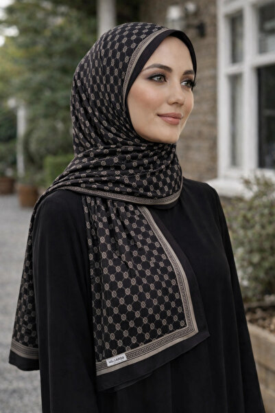 Mavi İpek Black Mink Series Soft Cotton Shawl D4