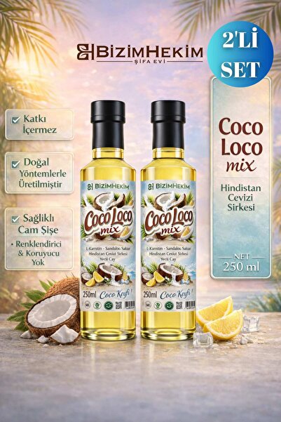 BİZİMHEKİM ŞİFA EVİ Coco Loco Coconut Mix 2'li set- 250 ml