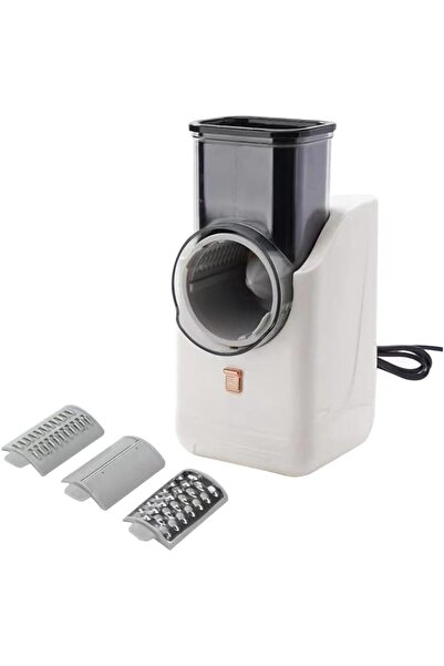 Generic Denx Electric Vegetable Cutter & Cheese Grater, 3 Blades, USB Recharg...