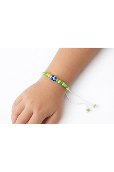 Hd Marketim Yeşil Nazar Boncuklu İpli Bileklik – Plastik Boncuklu İp Bileklik...