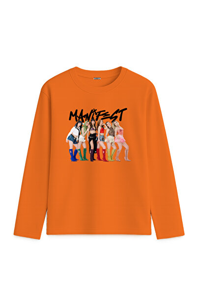 BLITZIST Manifest (Tent-10360) Design Printed Long Sleeve T-Shirt (Ages 4-13)