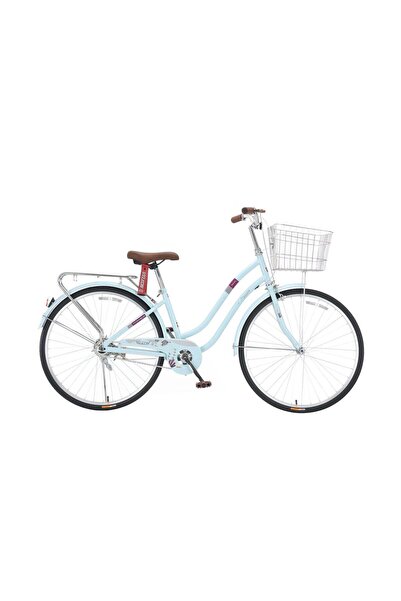 Colorland Veleon Bicycle With Basket 26 Inch Blue