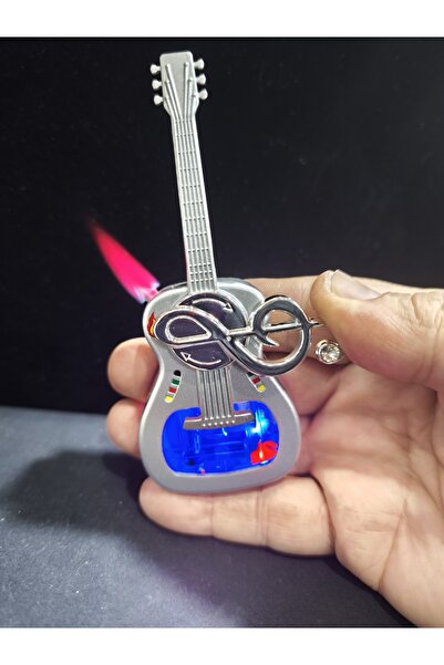 enyatakı Gitar modeli ızgaralı pürmüzlü alevli tamamı metal kaplama ışıklı ta...