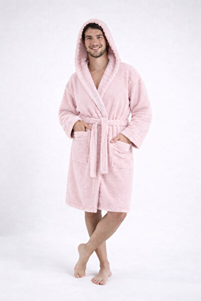 CASPARA Premium Unisex Bathrobe I Wellsoft Plush I Hooded Men's and Women's B...
