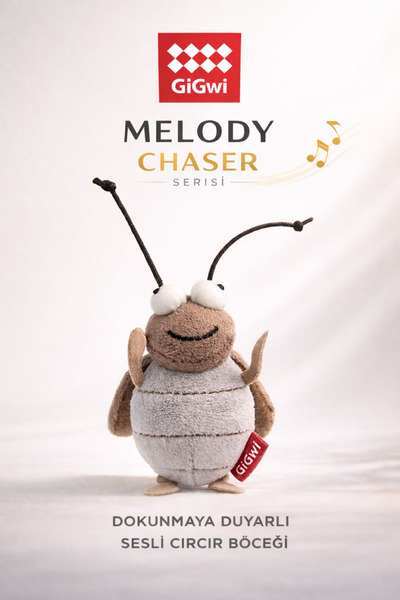 Gigwi Melody Chaser Serisi Peluş Cırcır Böceği - Dokunmaya Duyarlı & Sesli Ke...