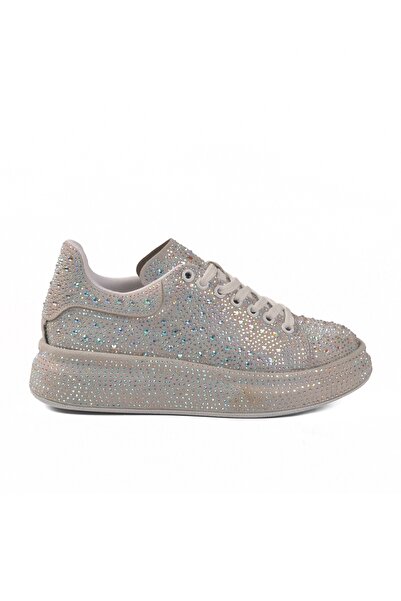 WHİTE LİNE Ahmet Çağlar Mulla01 Women's Stoned Sneaker Shoes