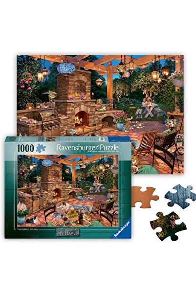 RAVENSBURGER My Haven: Bahçe Mutfağı (The Garden Kitchen) 1000 Parça Puzzle –...