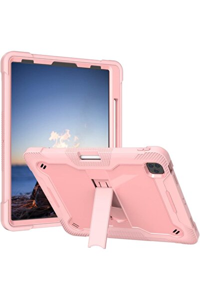 OEM Husă iPad Pro 12.9 (2021/20/18), Protecție 3 Straturi, Suport Stylus, Cur...