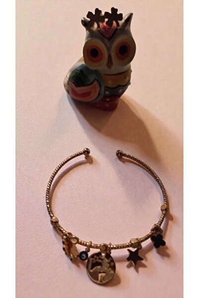SUGÜLİNSHOP & HANDMADE JEWELRY طقم سوار فولاذي وأقراط فولاذية