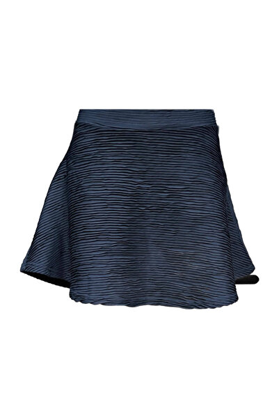 OEM TOPSHOP Midi skirt, airy Polyester , elegant cut, navy blue, size 38