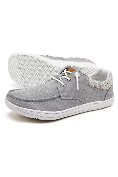 OEM Unisex Canvas Running Shoes - Barefoot, Non-Slip Sole, Lightweight - Grey...