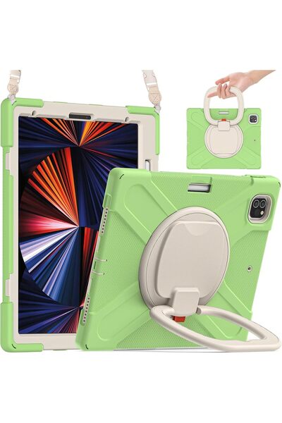 OEM Husă iPad Pro 12.9", Suport Rotativ 360, Protecție 3 Straturi, Slot Stylu...