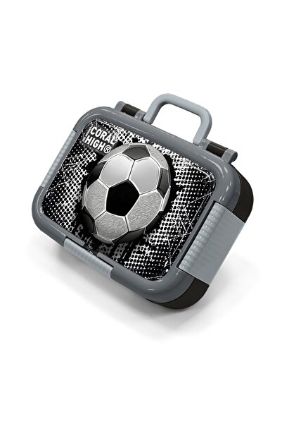 Coral High Kids Football Patterned Stainless Steel Lunch Box 39337