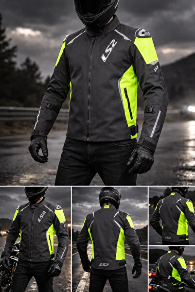 LS2 Zoom H2O Mont Black-Neon Yellow