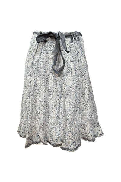 OEM Fustă Midi Oui Set - Bumbac și Mătase, Aerisită, Stil Casual, Alb, Mărime...