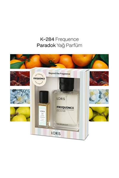 Loris K-284 Kadın Parfüm 50 ML ve Paradok Parfüm Yağı 8 ML | Özel Kutulu