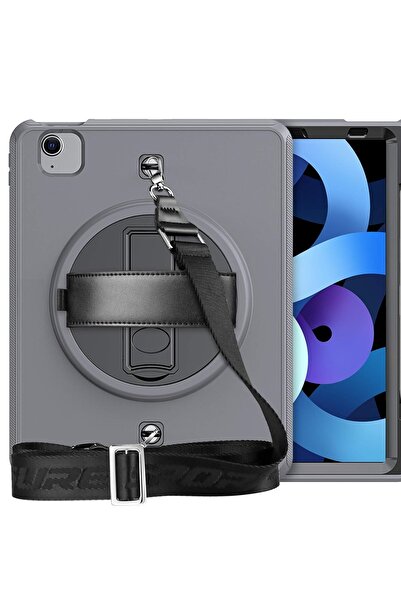 OEM Husă iPad 10.2 2019/2020 - Protecție 3 Straturi, Suport 360, Curea Umăr, ...