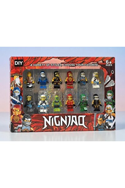 Natavanbutık Nignjaq 🥷 🔥   Ninja Warrior Figure Collection Set ⚔️ ✨