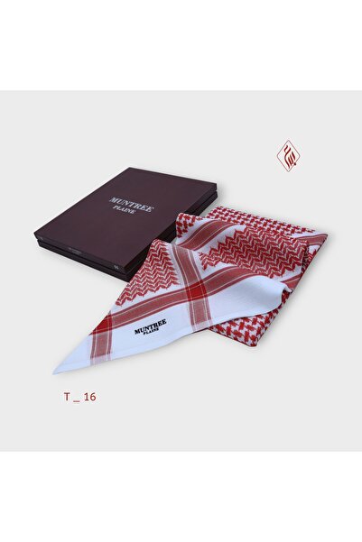 Sham Red Shemagh Mantri Plain New 26