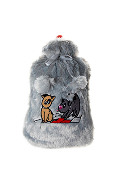 esdekor Dogs Gray Plush Hot Water Bag Personal Care / Health