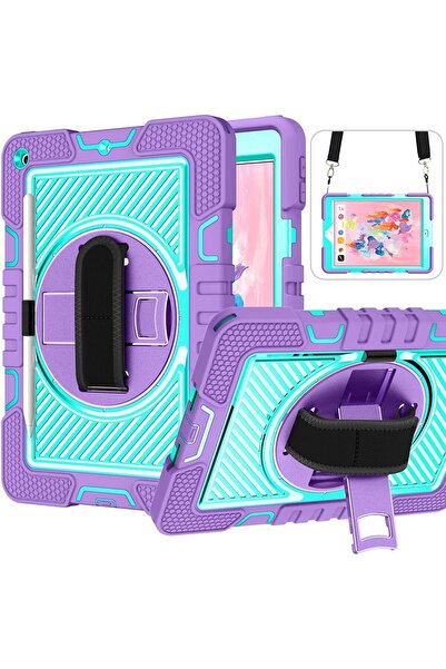 OEM Samsung Galaxy Tab A 8.0 Case - 3 Layer Protection, Rotating Stand, Belt ...