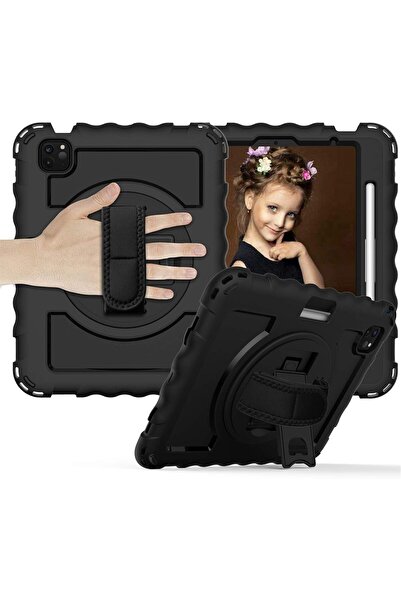 OEM iPad Air 5/4 10.9/Pro 11 Case - 360° Rotating Stand, Anatomical Grip, Sty...