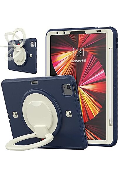 OEM Husă iPad Air 5/4, Pro 11", Suport Rotativ 360, Loc Stylus, Protecție 3 S...