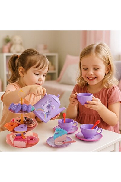 Selgot Set de ceai pentru copii, model unicorn, multicolor