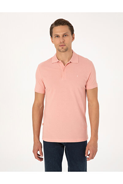 Pierre Cardin Gül Kurusu Slim Fit Basic T-Shirt 50325323-Vr026