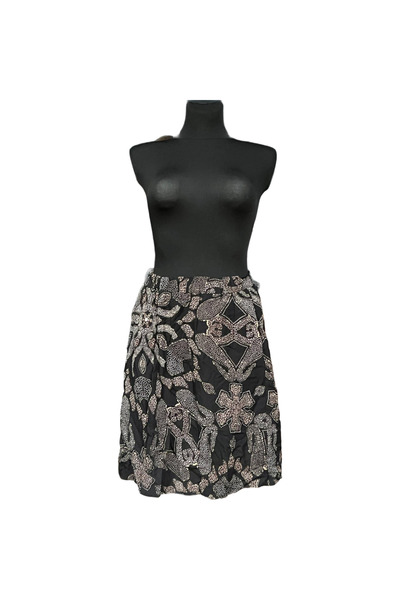 OEM Fustă Midi Soyaconcept - 100% Viscoză, Aerisită și Elegantă - Negru, Mări...