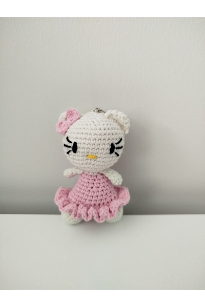 DİAMOND BAG Hello kitty örgü anahtarlık