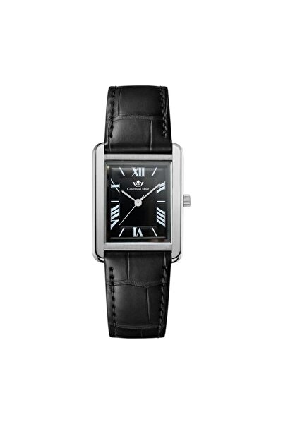 Zarif Classic wristwatch with Leather strap and Roman numeral dial - Kaa Cart...