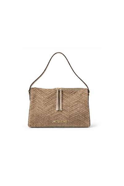 Jacquline ZD348 ΓΥΝΑΙΚΕΙΑ ΤΣΑΝΤΑ ΩΜΟΥ ΑΠΟ ΓΝΗΣΙΟ ΔΕΡΜΑ ΜΕ ΠΛΕΚΤΟ ΣΧΕΔΙΟ