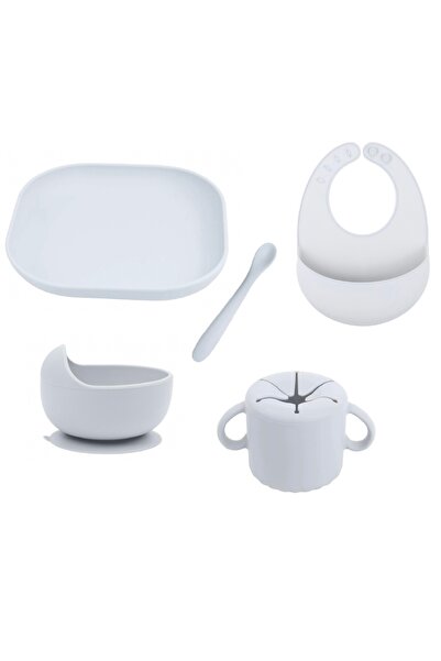 fatkid Set Diversificare si Hranire Bebelusi, 5 Piese din Silicon, fara BPA