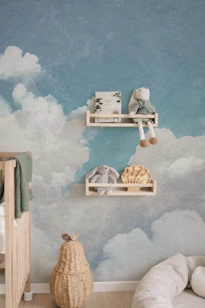 Arkhearts Aether Mavi Bulutlu Gökyüzü Kendinden Yapışkanlı Duvar Kağıdı