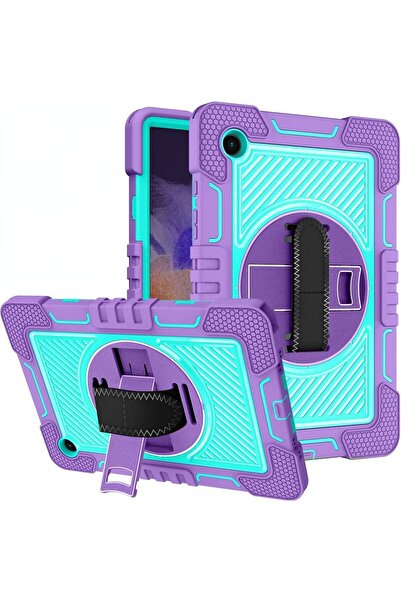 OEM Samsung Galaxy Tab A 8.4 Case - 3 Layers Protection, 360 Support, Belt St...