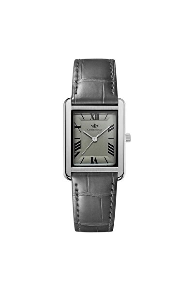 Zarif Classic wristwatch with Leather strap and Roman numeral dial - Kaa Cart...