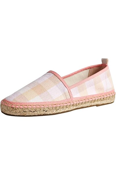 OEM Women's Espadrilles TALAMANTRA - Organic Cotton, Handmade, Pink, Size 39