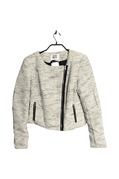 OEM Vero Moda Women's Zip-Up Sweatshirt - Without Hood, Polyester and Viscose...