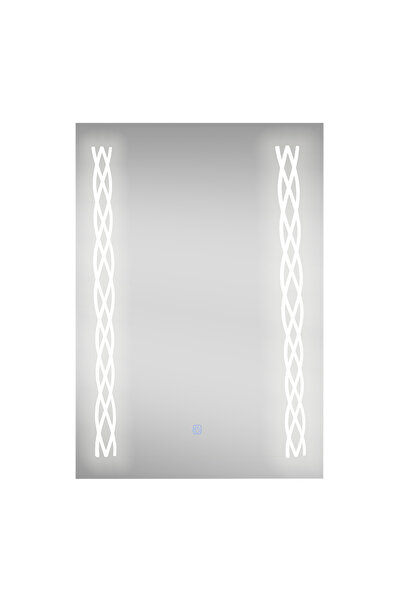regata Oglindă de baie cu comutator tactil LED RO-703, 60x80 cm