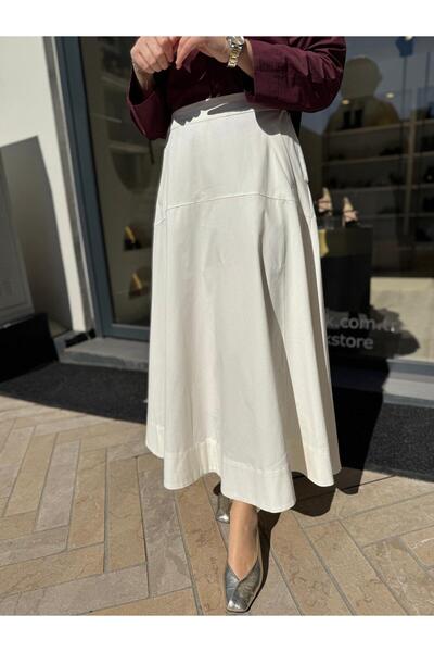 Venöve 26SSETE0008 Arlo Kadın Etek Beyaz