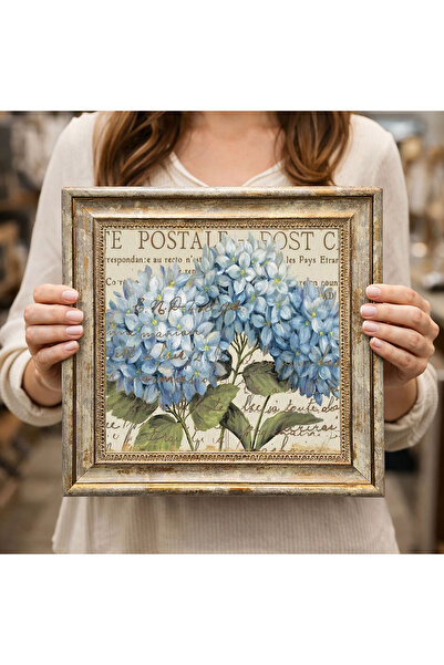 woodsia Tablou decorativ pătrat înrămat DC0126