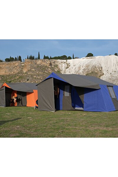 OBA ÇADIR 3 ODALI + MUTFAKLI ** KAMP ÇADIRI 6-8 KİŞİLİK ** (KAPI SİNEKLİKLİ)