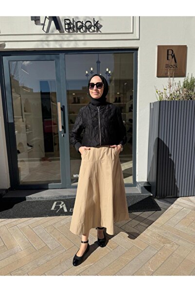 Venöve 26SSETE0008 Arlo Kadın Etek Bej