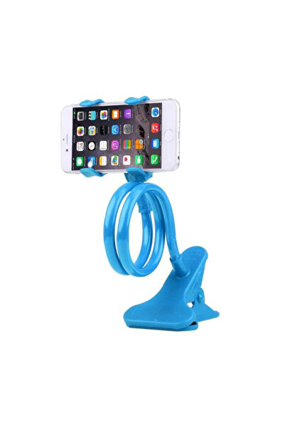 URZ GRUP حامل هاتف أكروبات باللون الأزرق مع رأس متحرك