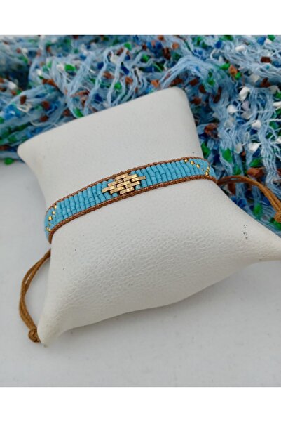 Orelia Takı Mavi Miyuki Ayarlanabilir Etnik Bileklik