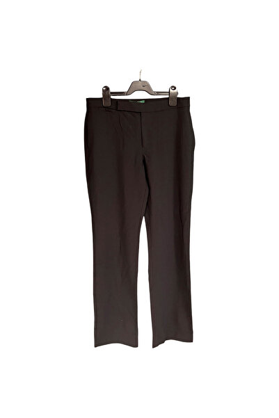 OEM Ralph Lauren Women's Pants - Wool and Elastane, Classic Cut, Black, Size 36