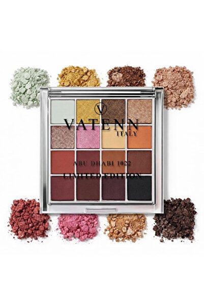 VATENN ITALY Limited Edition Eyeshadow Palette - 16 Highly Pigmented Matte & ...
