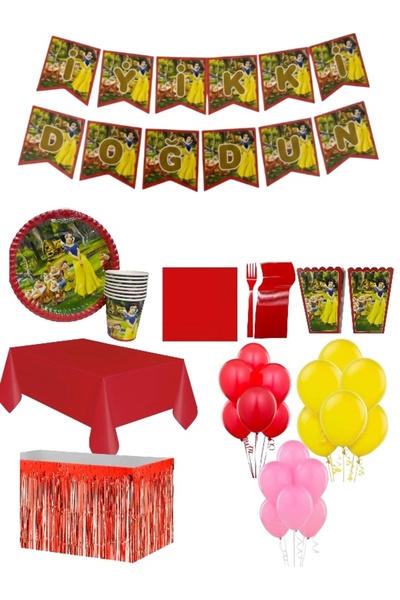 CAVAŞ sun hat مجموعة حفلات أعياد الميلاد الفاخرة بتصميم أميرة الثلج والسبعة ق...